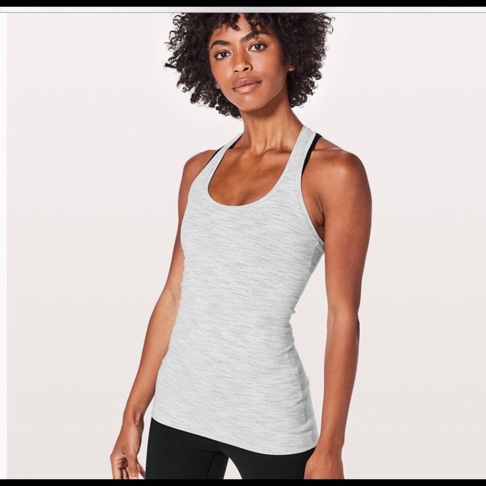 Lululemon Cool Racerback tank Gray sz. 8